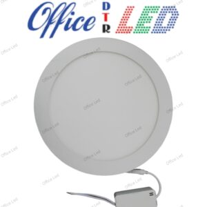 Panel redondo de incrustar 12w Blanco