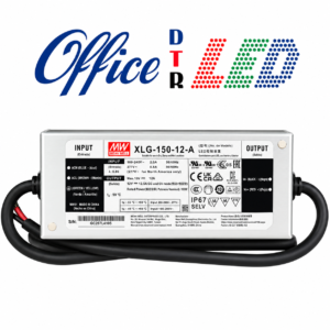 Fuente Metálica De Aluminio XLG IP65 150 12v 12.5A