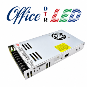 Fuente Metálica Mean Well LRS 350W 12V 29A