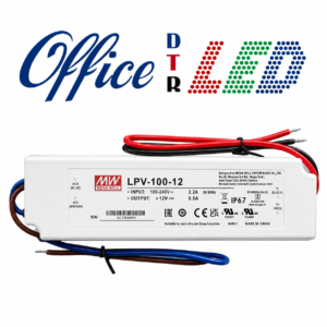 Fuente plástica LPV IP 65 Mean Well 100 12v 8.5A