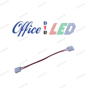 Conector rápido recto unicolor con doble cable