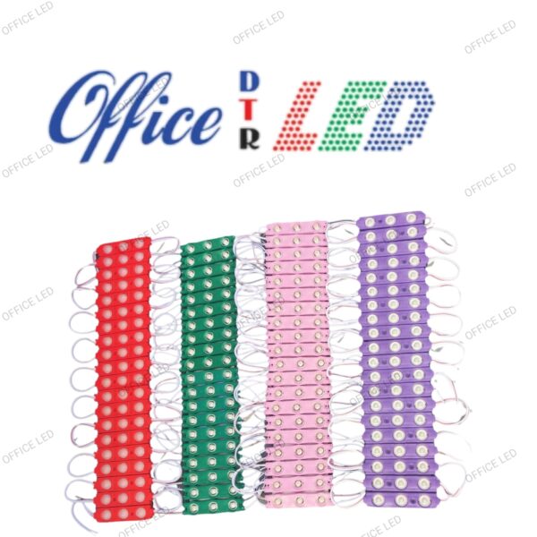 Modulo led 6018 3 led Unicolor