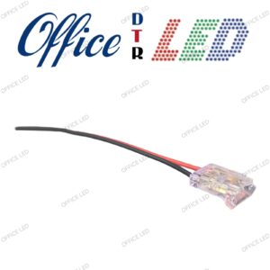Conector rápido transparente con cable 8mm