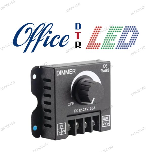 Dimmer 30amp con perilla