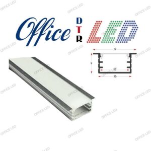 Metro perfil aluminio 1509 de incrustar