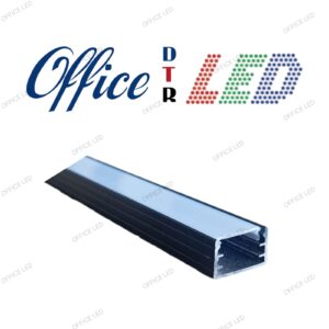 perfil aluminio 1509 de sobreponer negro
