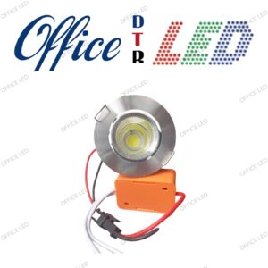 Bala led 3w base satín ,Blanca y Cálida
