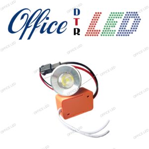 Bala led 1w base satín Blanca y Cálida