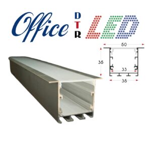 Metro de perfil sobreponer 35*35