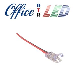 Conector rápido transparente con cable 10mm