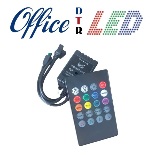 controlador Audio ritmico 24 teclas