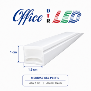 Metro Perfil Siliconado 1510  Sobreponer