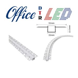 Metro Perfil de aluminio Cremallera