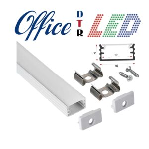 Metro perfil aluminio 1509 sobreponer