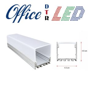 Perfil aluminio 45*45 Sobreponer