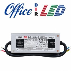 Fuente Métalica De Aluminio XLG IP65 Mean Well 150w 6.25A 24V